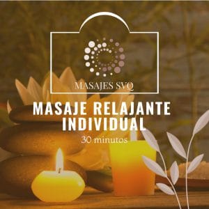 masaje relajante individual 30 minutos
