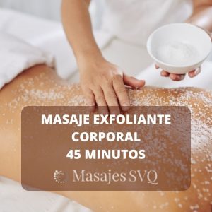 masaje exfoliante corporal